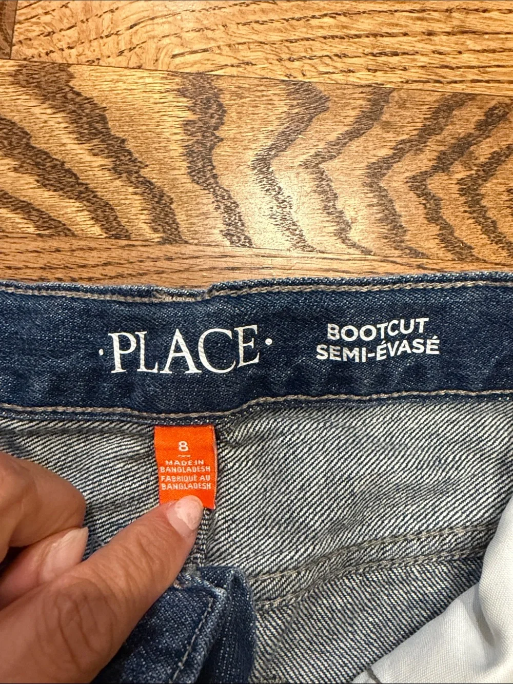 Place Men’s Bootcut Jeans - Blue Denim